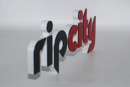 Portland Trail Blazers 3D printed Logo Sign Wall Desk Shelf Art