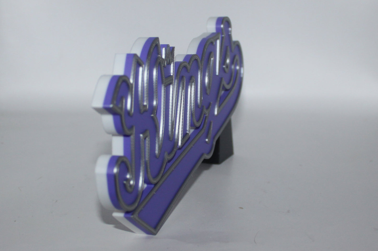 Sacramento Kings 3D printed Logo Sign Wall Desk Shelf Art