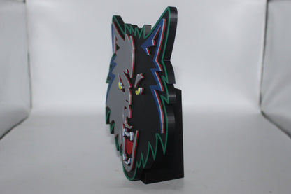 Minnesota Timberwolves 3D printed Logo Sign Wall Desk Shelf Art