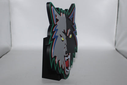 Minnesota Timberwolves 3D printed Logo Sign Wall Desk Shelf Art