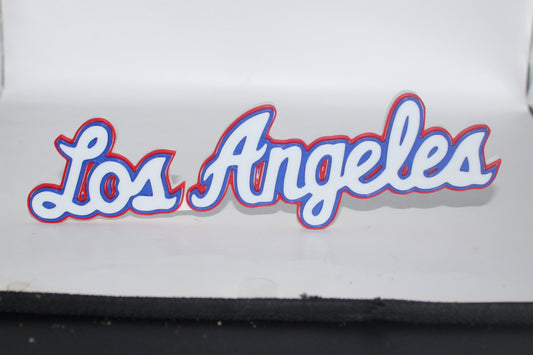 Los Angeles Clippers 3D printed Logo Sign Wall Desk Shelf Art