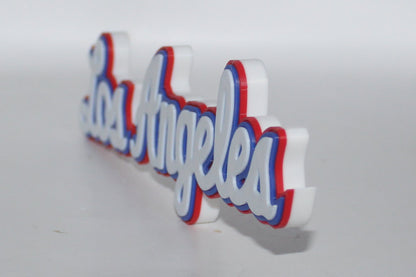 Los Angeles Clippers 3D printed Logo Sign Wall Desk Shelf Art