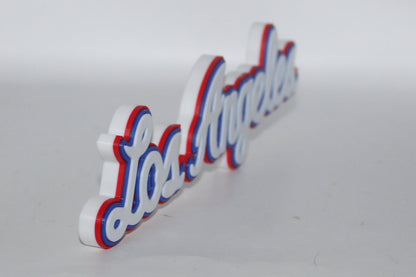 Los Angeles Clippers 3D printed Logo Sign Wall Desk Shelf Art