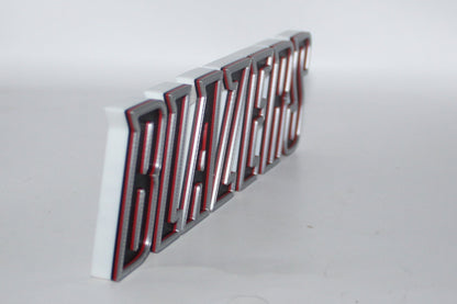 Portland Trail Blazers 3D printed Logo Sign Wall Desk Shelf Art