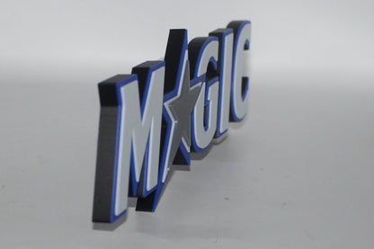 Orlando Magic 3D printed Logo Sign Wall Desk Shelf Art