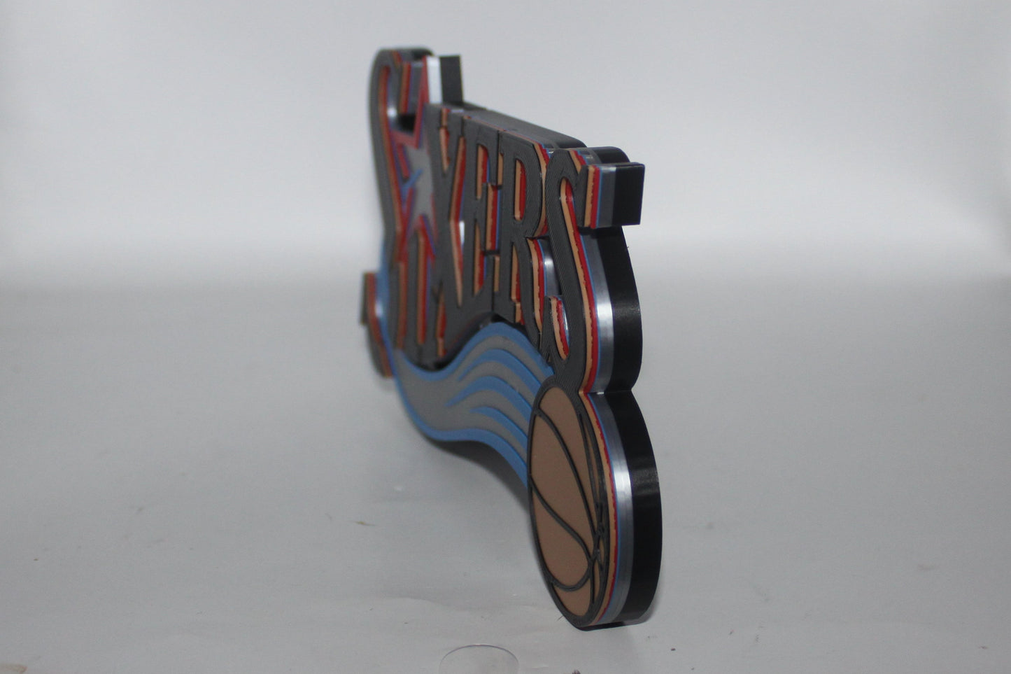 Philadelphia 76ers 3D printed Logo Sign Wall Desk Shelf Art