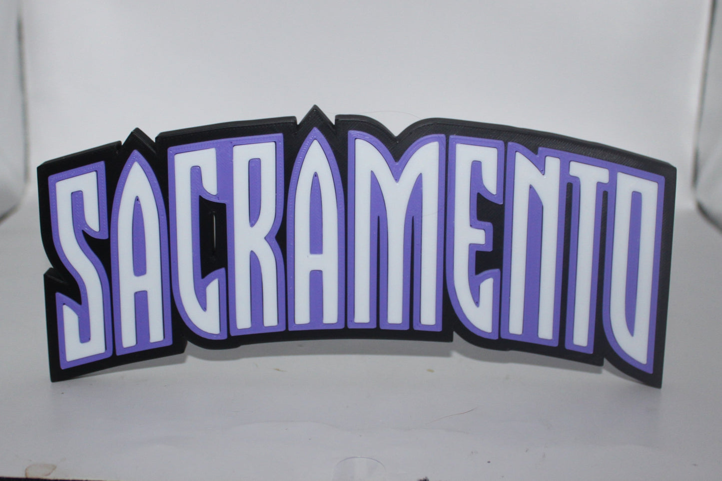Sacramento Kings 3D printed Logo Sign Wall Desk Shelf Art