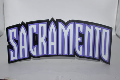 Sacramento Kings 3D printed Logo Sign Wall Desk Shelf Art
