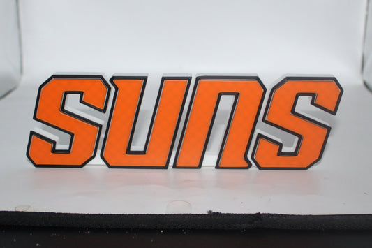 Phoenix Suns 3D printed Logo Sign Wall Desk Shelf Art