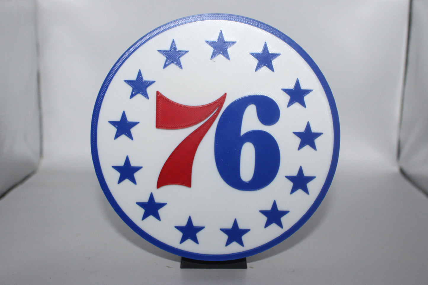 Philadelphia 76ers 3D printed Logo Sign Wall Desk Shelf Art