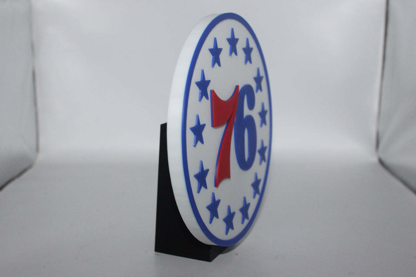 Philadelphia 76ers 3D printed Logo Sign Wall Desk Shelf Art