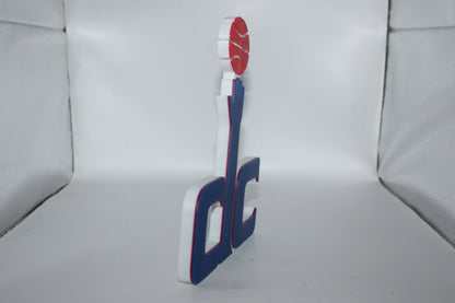 Washington Wizards 3D printed Logo Sign Wall Desk Shelf Art