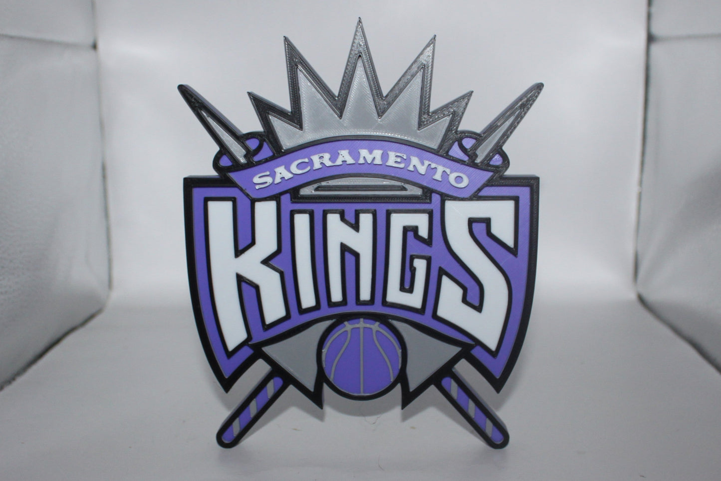 Sacramento Kings 3D printed Logo Sign Wall Desk Shelf Art