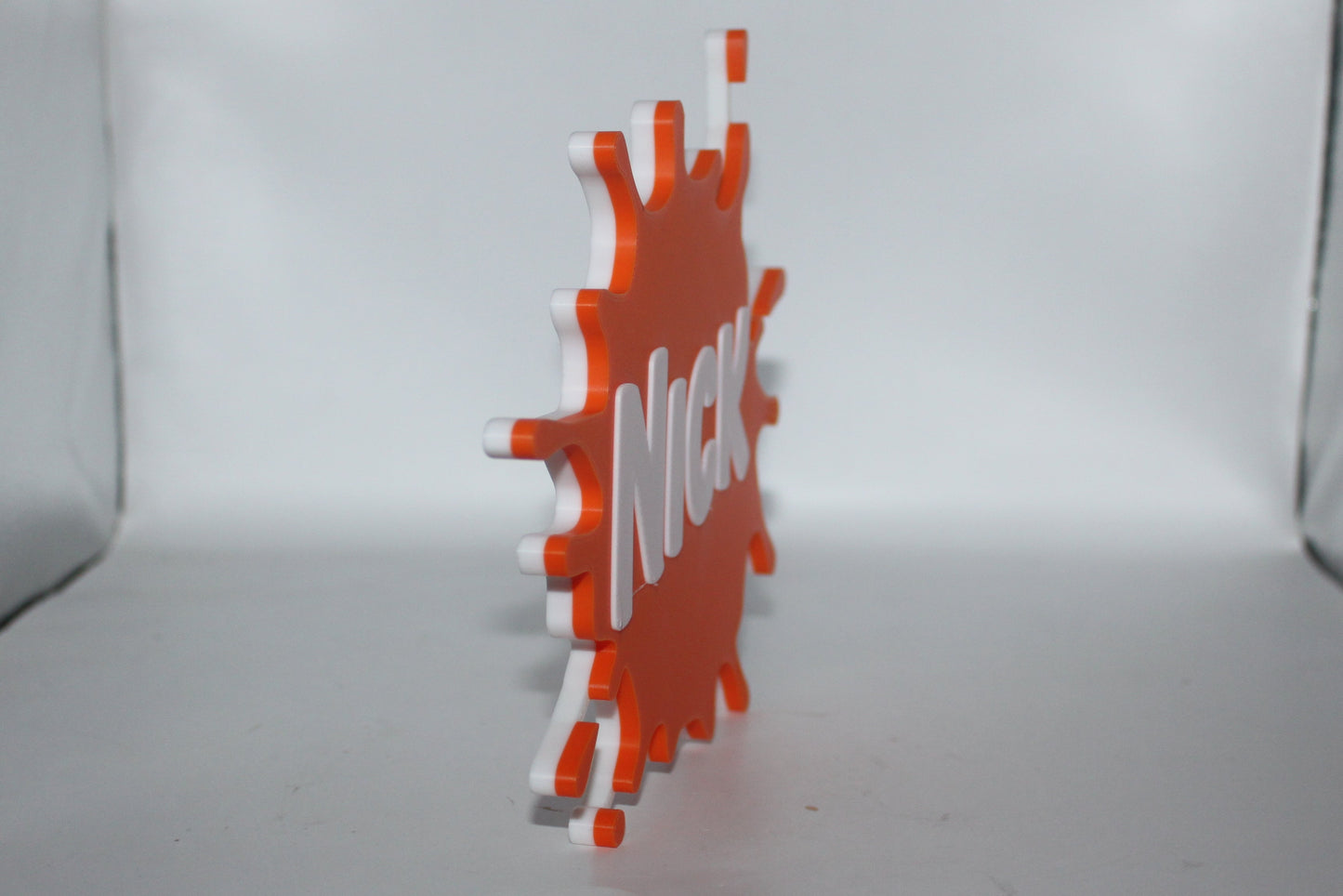 Nickelodeon 3D printed Logo Sign Wall Desk Shelf Art