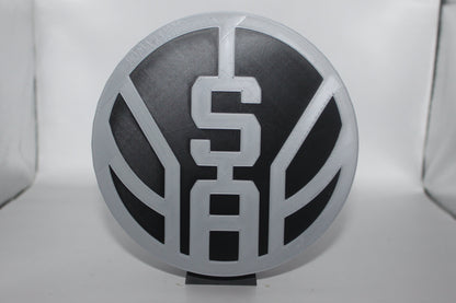 San Antonio Spurs 3D printed Logo Sign Wall Desk Shelf Art