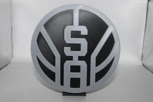 San Antonio Spurs 3D printed Logo Sign Wall Desk Shelf Art