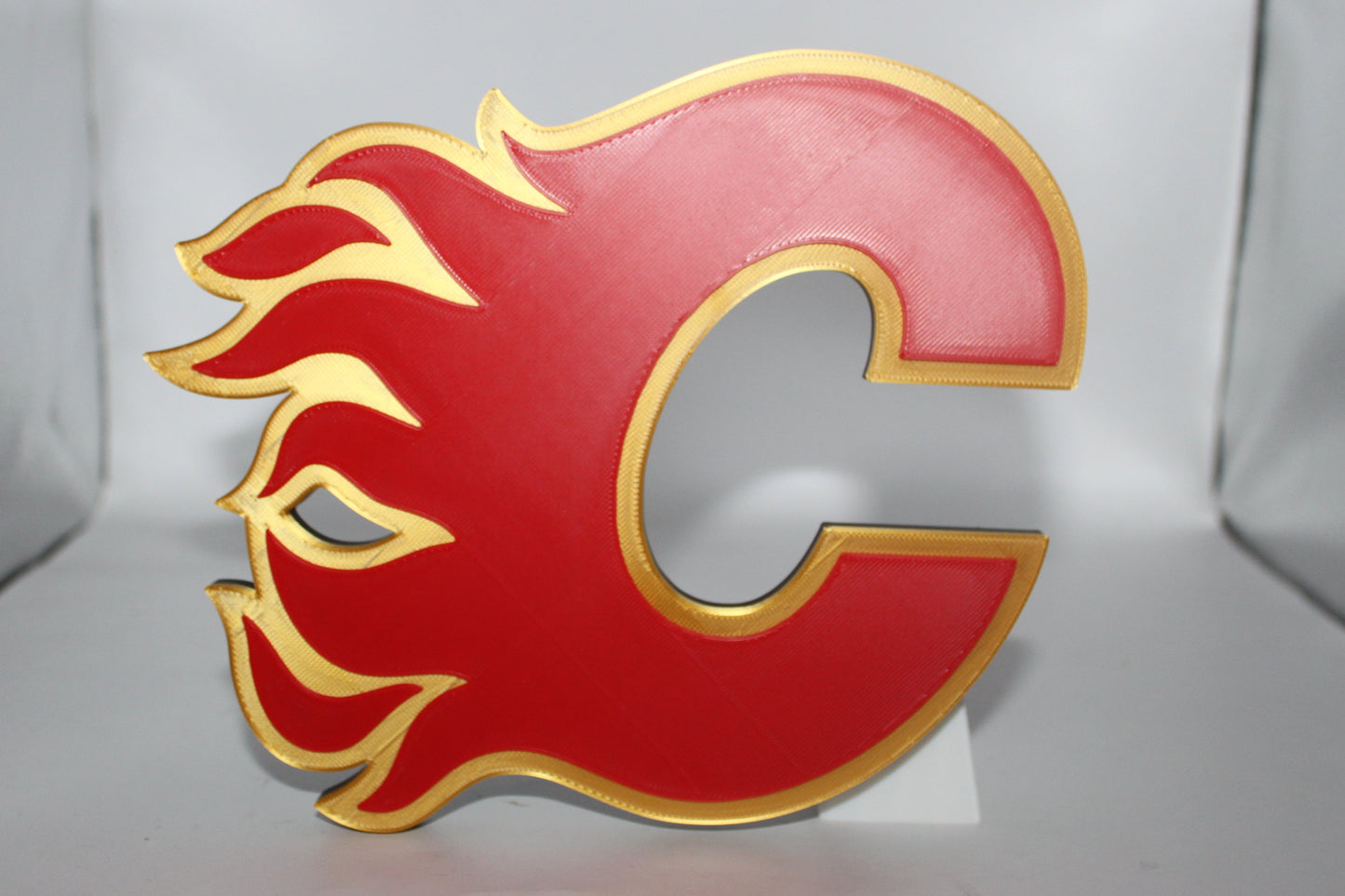 Calgary Flames 3D printed Logo Sign Wall Desk Shelf Art