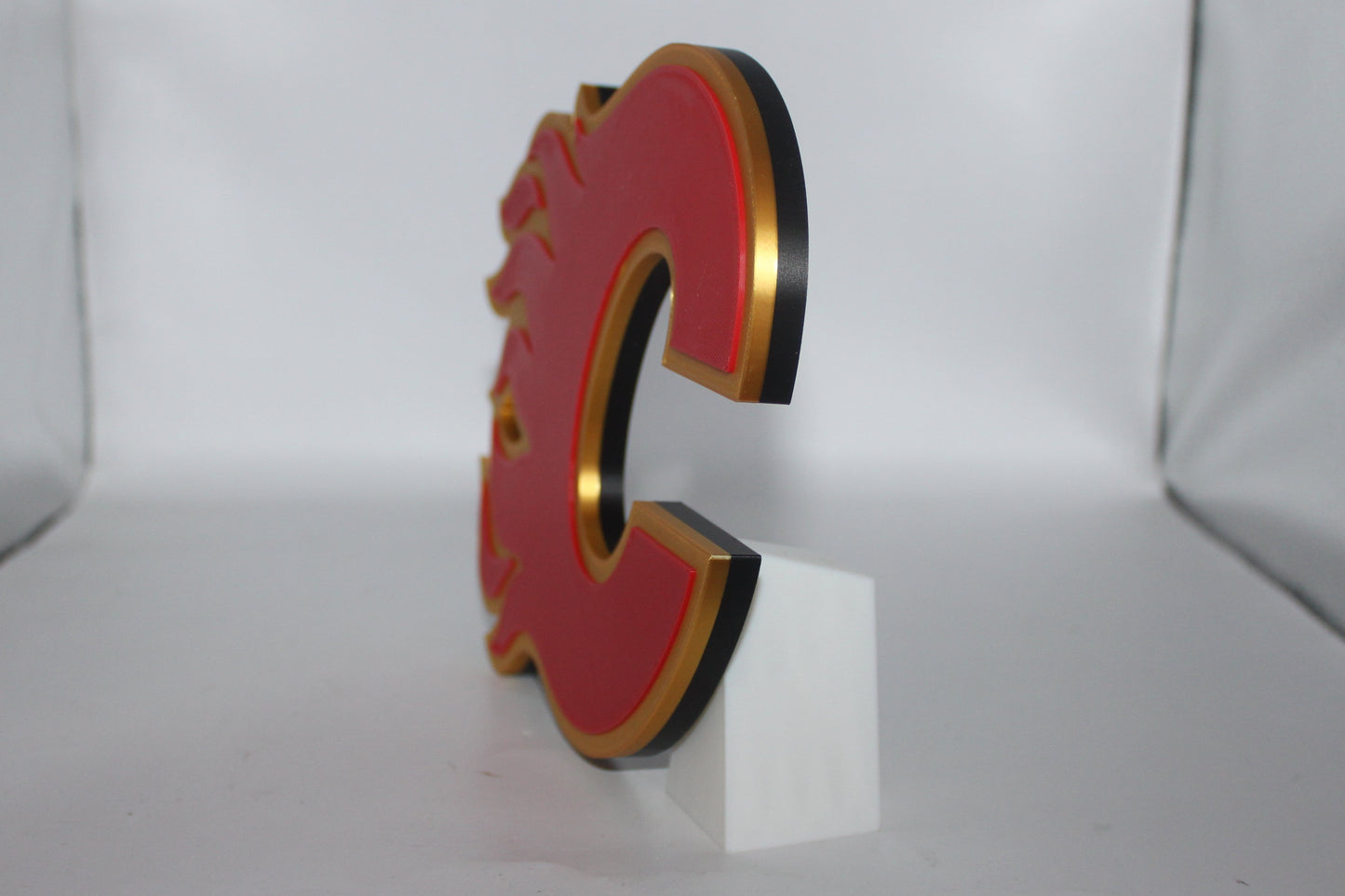 Calgary Flames 3D printed Logo Sign Wall Desk Shelf Art