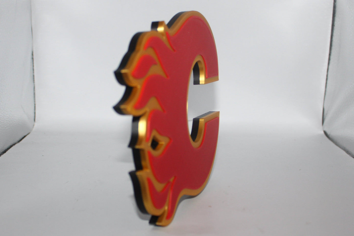 Calgary Flames 3D printed Logo Sign Wall Desk Shelf Art
