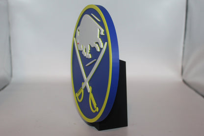 Buffalo Sabres 3D printed Logo Sign Wall Desk Shelf Art
