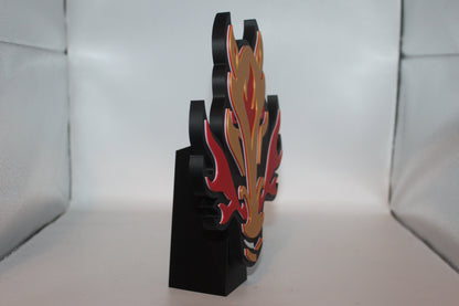 Calgary Flames 3D printed Logo Sign Wall Desk Shelf Art