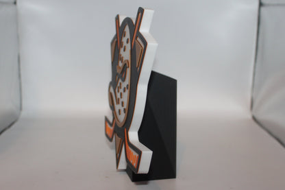Anaheim Ducks 3D printed Logo Sign Wall Desk Shelf Art