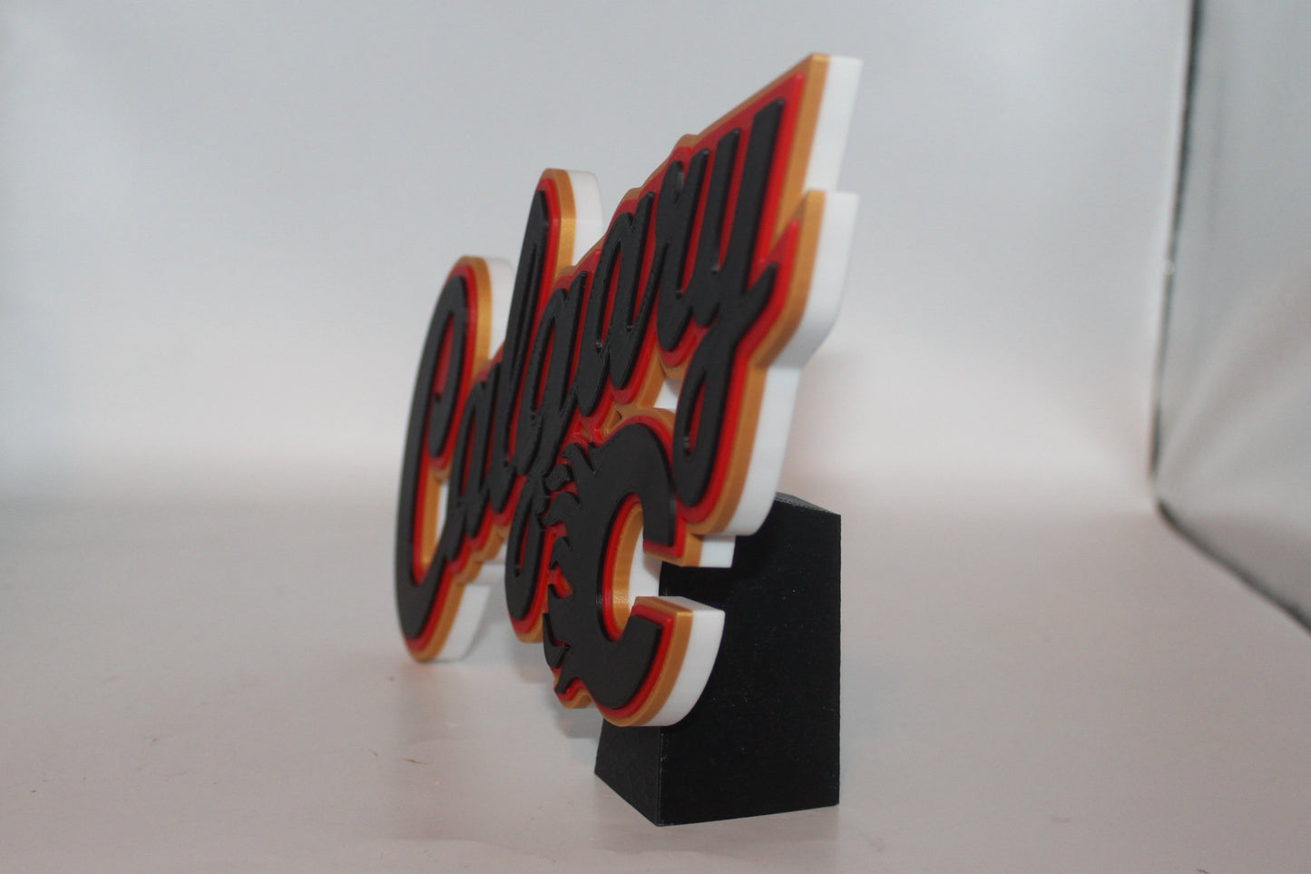 Calgary Flames 3D printed Logo Sign Wall Desk Shelf Art