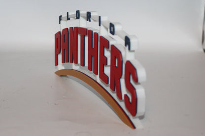 Florida Panthers 3D printed Logo Sign Wall Desk Shelf Art