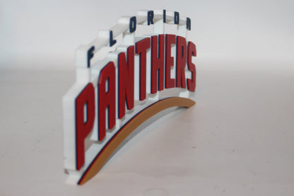 Florida Panthers 3D printed Logo Sign Wall Desk Shelf Art