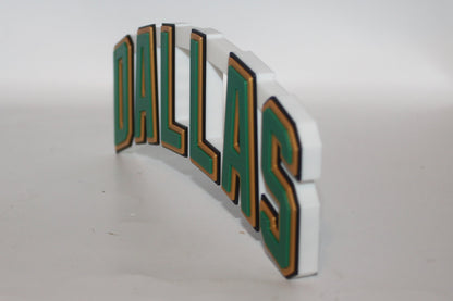 Dallas Stars 3D printed Logo Sign Wall Desk Shelf Art