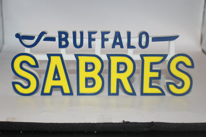 Buffalo Sabres 3D printed Logo Sign Wall Desk Shelf Art