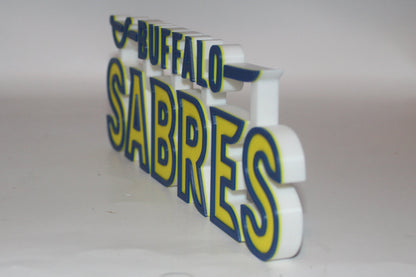 Buffalo Sabres 3D printed Logo Sign Wall Desk Shelf Art