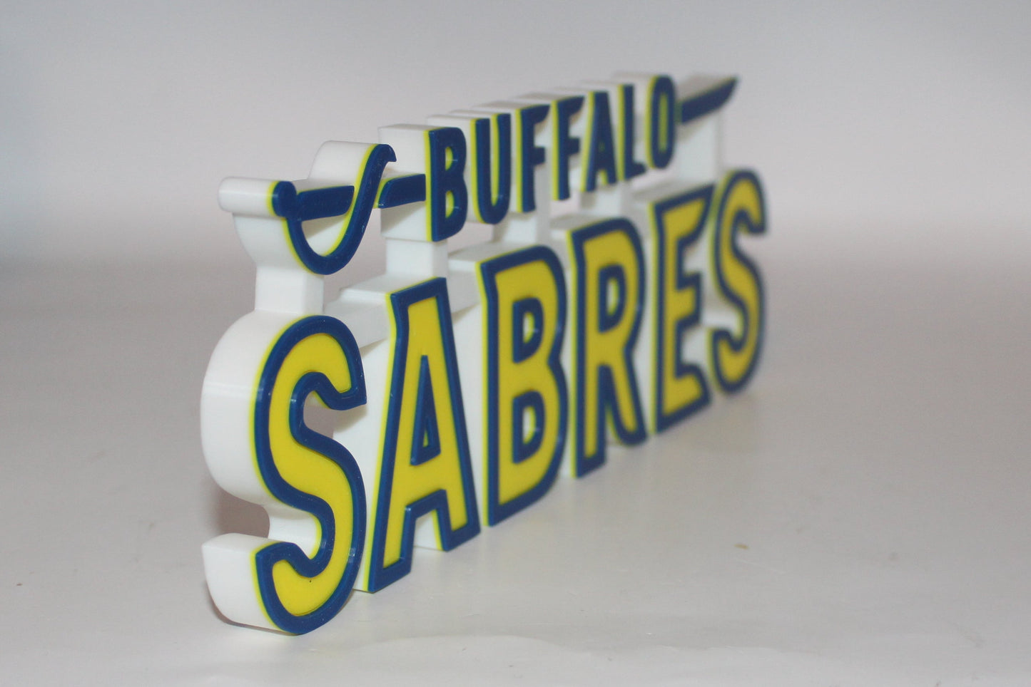 Buffalo Sabres 3D printed Logo Sign Wall Desk Shelf Art