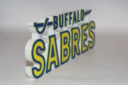 Buffalo Sabres 3D printed Logo Sign Wall Desk Shelf Art