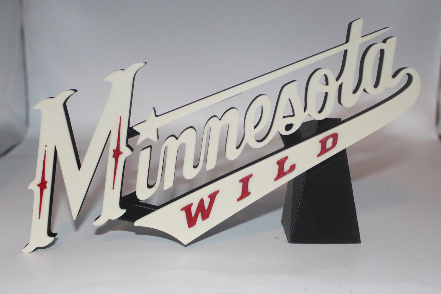 Minnesota Wild 3D printed Logo Sign Wall Desk Shelf Art