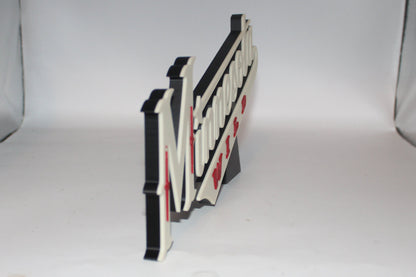 Minnesota Wild 3D printed Logo Sign Wall Desk Shelf Art