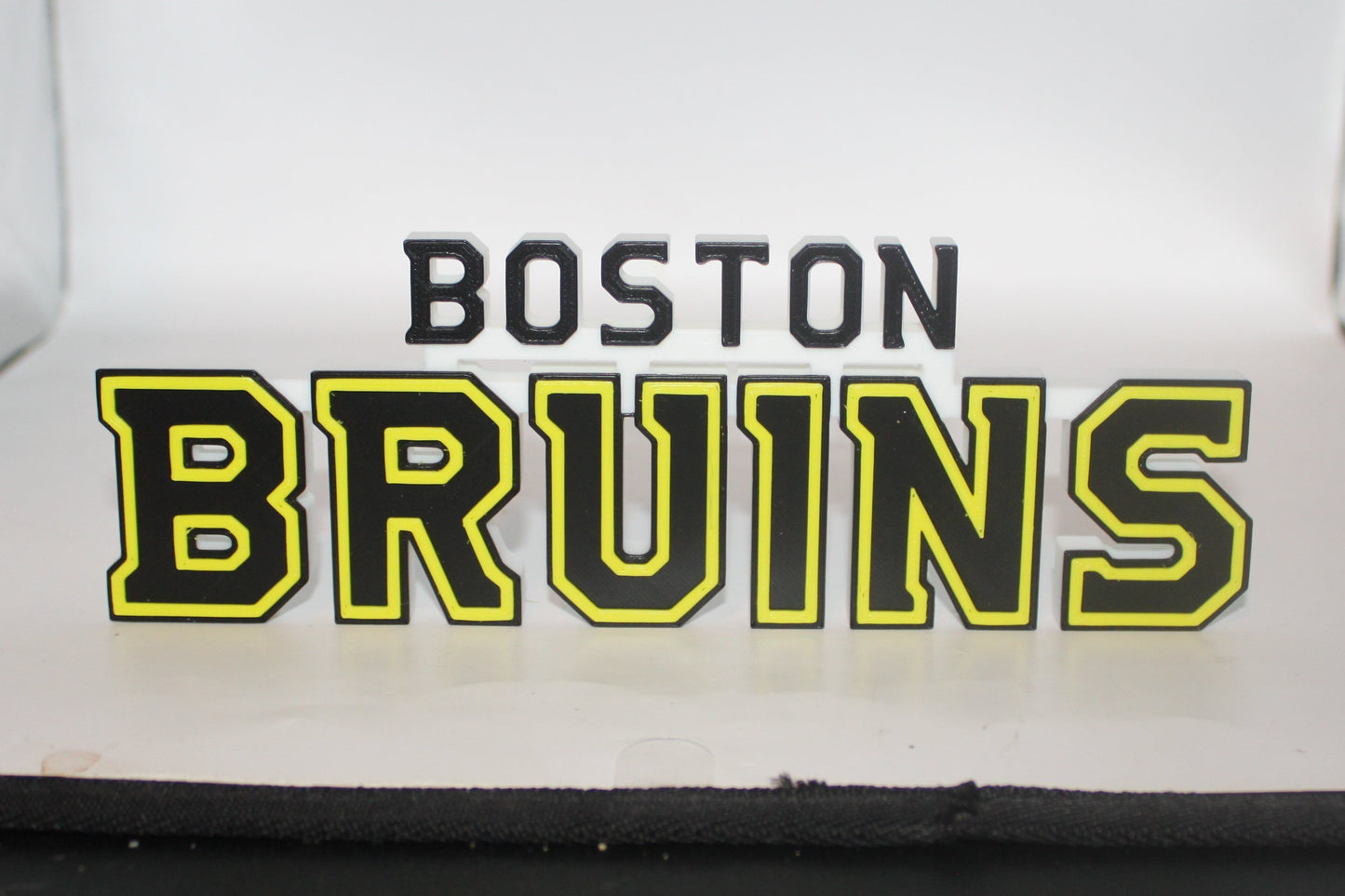 Boston Bruins 3D printed Logo Sign Wall Desk Shelf Art
