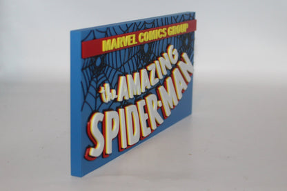 The Amazing Spider-Man 3D printed Logo Sign Wall Desk Shelf Art