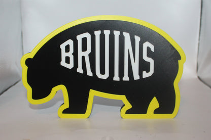 Boston Bruins 3D printed Logo Sign Wall Desk Shelf Art