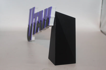 Utah Jazz 3D printed Logo Sign Wall Desk Shelf Art