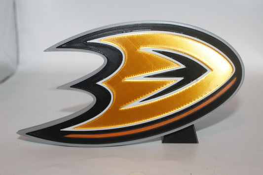 Anaheim Ducks 3D printed Logo Sign Wall Desk Shelf Art
