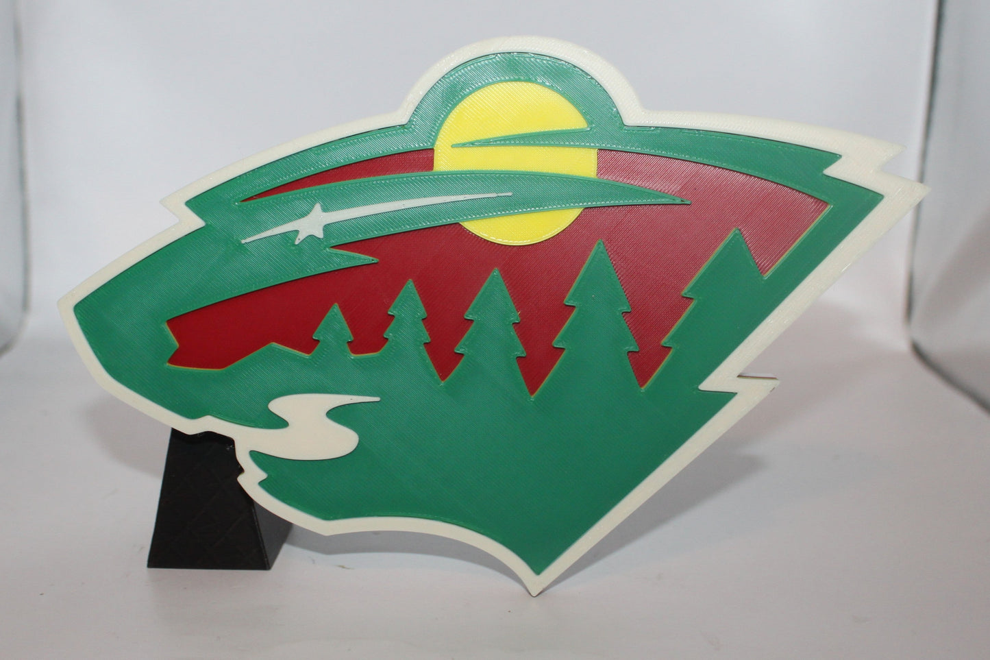 Minnesota Wild 3D printed Logo Sign Wall Desk Shelf Art
