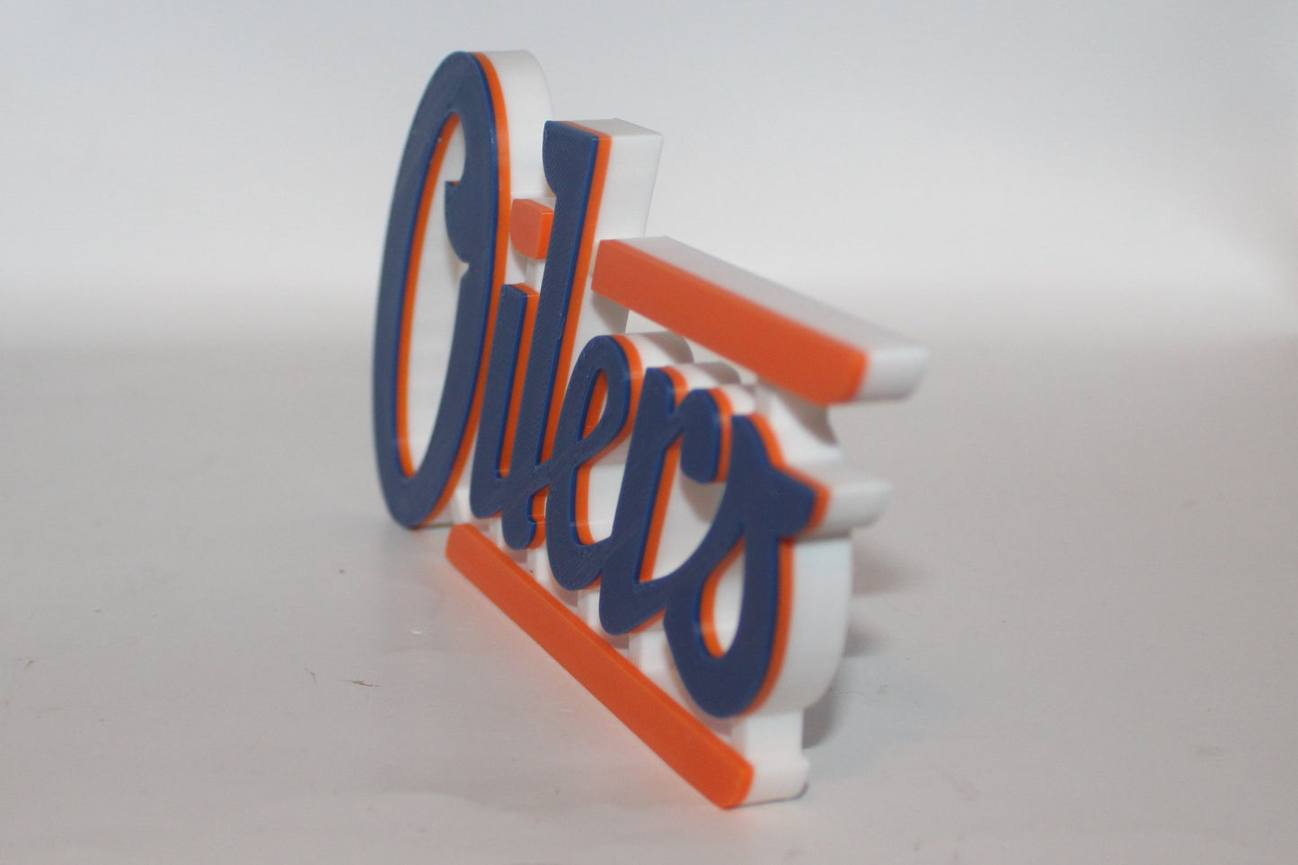 Edmonton Oilers 3D printed Logo Sign Wall Desk Shelf Art