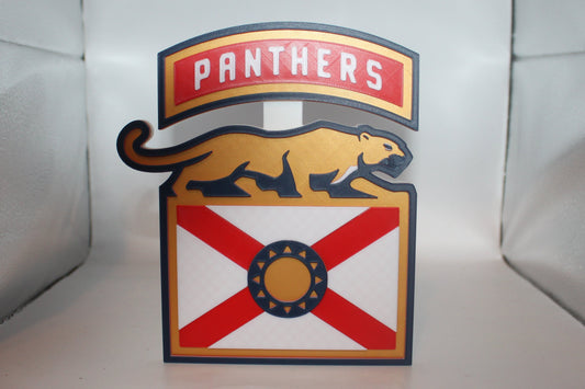 Florida Panthers 3D printed Logo Sign Wall Desk Shelf Art