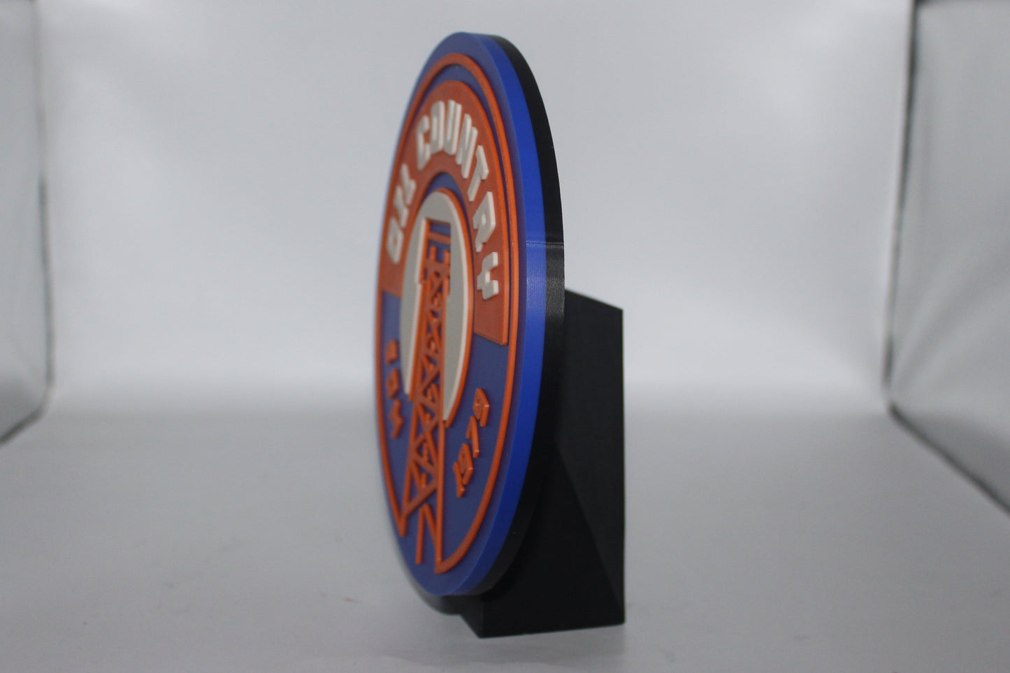 Edmonton Oilers 3D printed Logo Sign Wall Desk Shelf Art