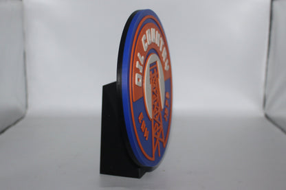 Edmonton Oilers 3D printed Logo Sign Wall Desk Shelf Art