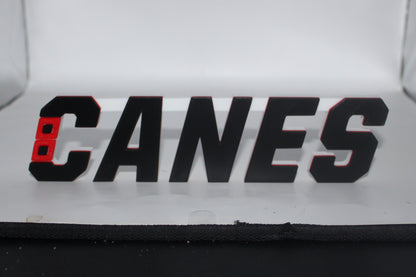 Carolina Hurricanes 3D printed Logo Sign Wall Desk Shelf Art