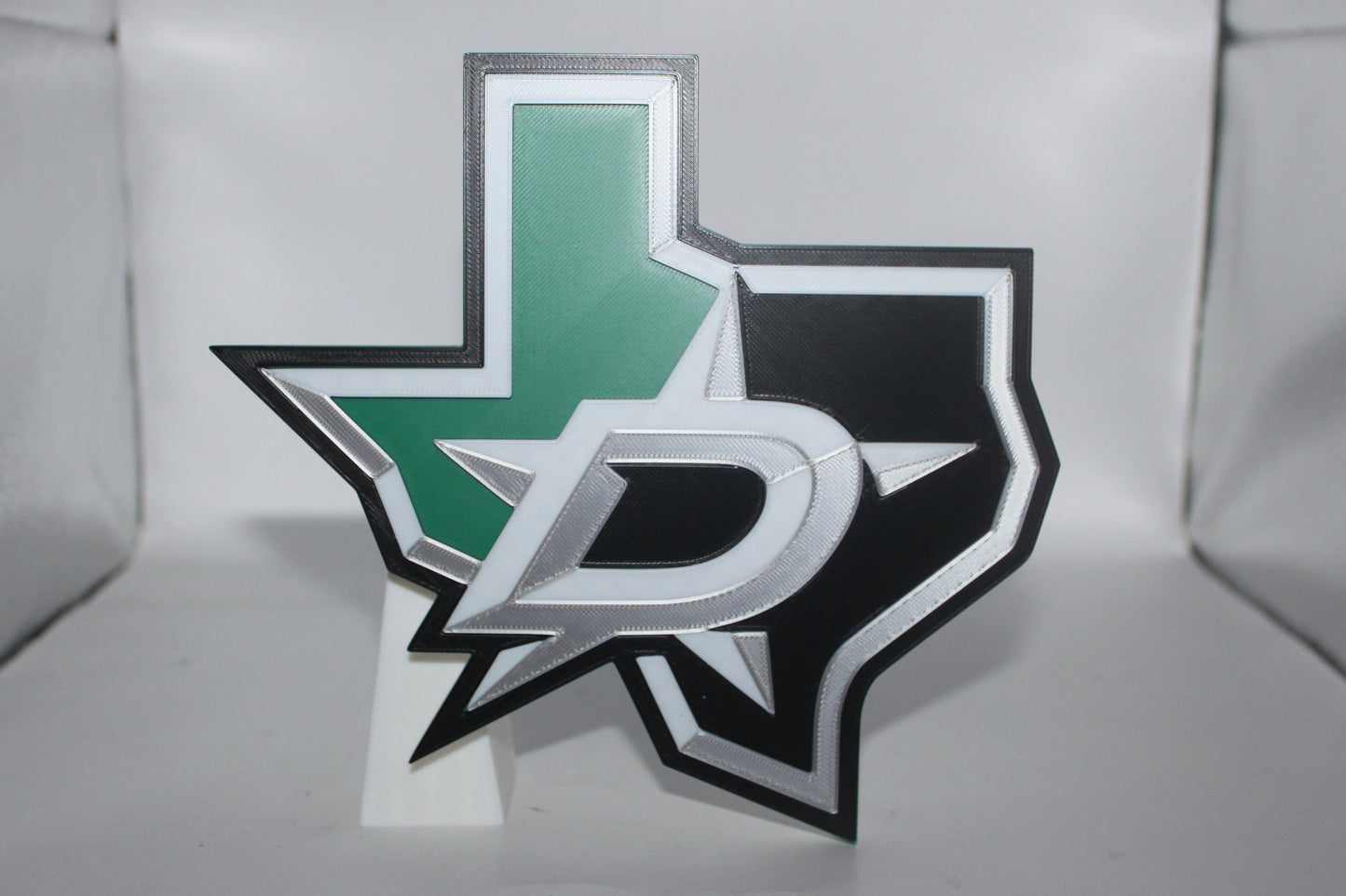 Dallas Stars 3D printed Logo Sign Wall Desk Shelf Art