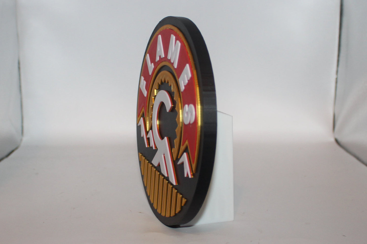 Calgary Flames 3D printed Logo Sign Wall Desk Shelf Art