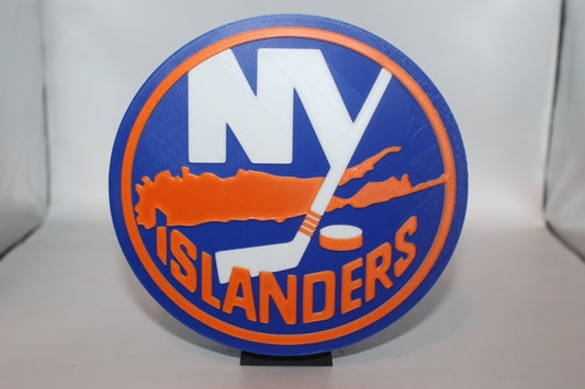 New York Islanders 3D printed Logo Sign Wall Desk Shelf Art